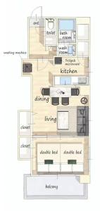 Near Shibuya&Shinjuku Renovated 1LDK Central Tokyo