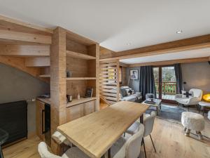 Duplex lumineux à Megève, proche télécabine du Jaillet, 2 chambres en suite, parking, casier à ski - FR-1-569-77