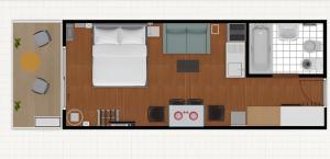 Luminoso Estudio en Palermo - Relax & Work