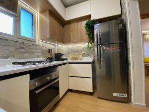 Boho 2BR Apartment with Garden View in El Rehab