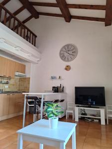 Studio mezzanine 4 personnes Linguizetta marine de Bravone Corse