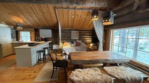 Villa Saga, a recently renovated log cabin in Levi