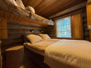 Villa Saga, a recently renovated log cabin in Levi