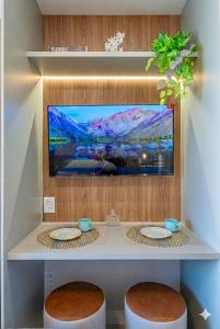 Studio com Varanda e Vista Mar - Apartamento na Pituba