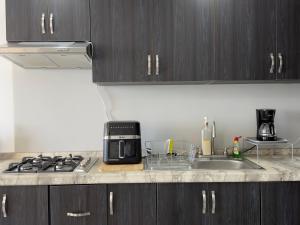 Suite Elegante con Vistas a la Ciudad y estacionamiento