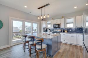 New Oak Island Home with Ocean Views!