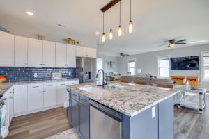 New Oak Island Home with Ocean Views!