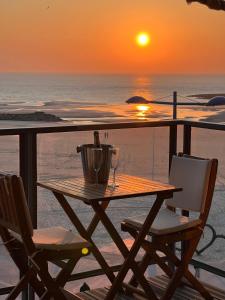 Le Balcon sur la mer Plage et coucher de soleil
