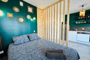 LEmeraude au soleil Studio avec coin nuit dans résidence sur la plage