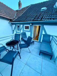 Ferienwohnung im Fachwerkhäuschen Nähe Edersee mit 2 Schlafzimmern, Terrasse, Parkplatz - Wohnung 1