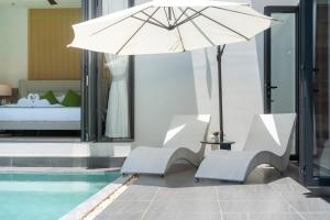 LUCKY89 三卧豪华私人泳池别墅步行600m Rawai海滩 餐厅 咖啡 超市 海鲜市场