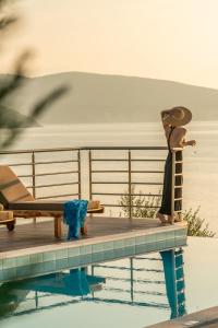Seafront Marine Villa with private sea access - Iris Villas Lefkada