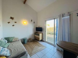 NP020-033 Pavillon 2 chambres et mezzanine, Narbonne Plage