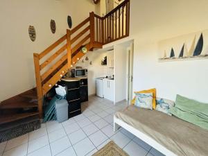 NP020-033 Pavillon 2 chambres et mezzanine, Narbonne Plage