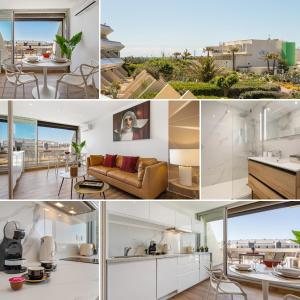 White&Sea - Appartement design terrasse parking Heliopolis - Village Naturiste