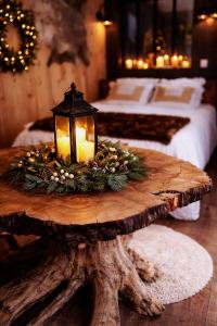 Le chalet romantique, SPA, Écran cinéma, Lit king size, day use, 10 min centre