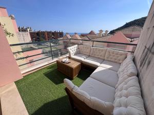 Premium Sea View Retreat with AC - 10 Min Beach