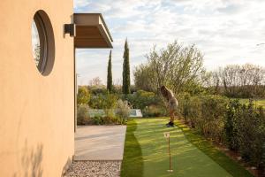 Villa Puerto de Luz near Fazana for 8 persons with 35 m2 private pool, sea view, mini golf & sauna