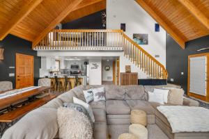 Modern Mountain Chalet with Wall-of-Windows Forest Views.