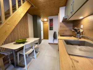 Between lake en ski resort