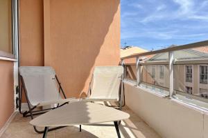 35m2 Sea View with Terrace beach by walk