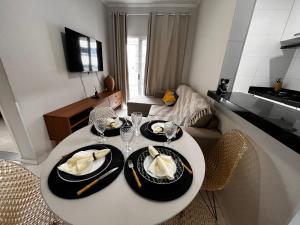 Vista Mar -Sacada Churrasqueira-2 Dorm -Wi Fi 6-Hospedes-Garagem