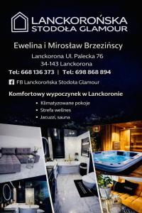 Lanckorońska Stodoła Glamour-Prywatne SPA,Balia i Sauna