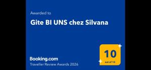 Gite BI UNS chez Silvana