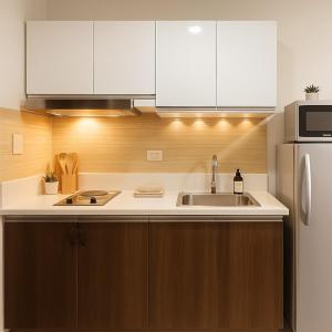 Japandi Studio Retreat in Air Residences Makati