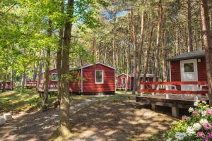 Erholung pur in der Strandhussiedlung Rügen - Bungalow Ferienwohnung - bis 5 Personen - nur 100m zum Naturstrand - mitten im Kiefernwald - Ideal für Paare & Familien - Hunde herzlich willkommen