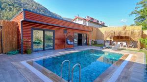 Private detached villa with swimming pool in İnlice, Fethiye