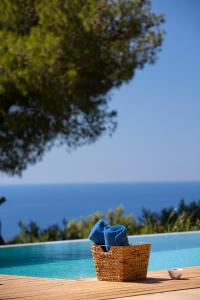 Villa Mirtes with breathtaking sea view,close to Porto Katsiki and Egremni