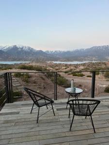 La Mira Lodge, con vista al dique potrerillos