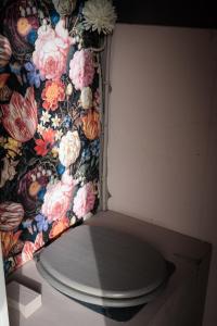 Bloemen Keet op een boeren camping