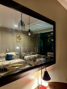 Studio with Balcony at Gramercy with Pool Gym Sauna