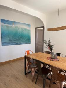 Bel appartement avec vue sur la mer pour 8 personnes