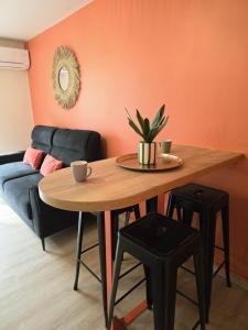 La Grande Motte - Studio double cabine 4-5p - Plage à pied - Parking privé - Terrasse