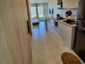 Apartamento Santa Marta, 1 habitación, con vista al mar, playa y piscina