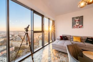 ANS Hanza Tower Apartment - 22nd floor with city view, swimming pool, sauna, jacuzzi, viewing terrace