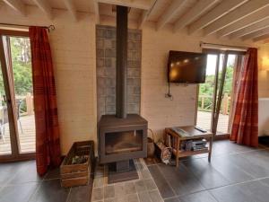 Luxury chalet with sauna in the forest
