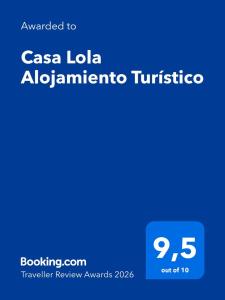 Casa Lola Alojamiento Turístico