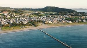 砂浜まで10秒 海と桟橋を一望できるHaraoka House