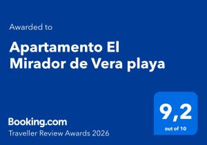 Apartamento El Mirador de Vera playa