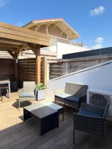Maison cosy, 100m des plages, wifi, parking privé