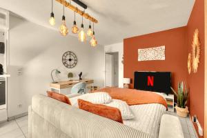 Le Montaigne - Climatisation, Parking Privé, Tramway et Airbus