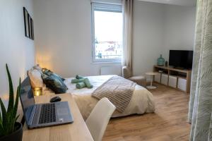 Le Green Cosy, T1 design, fibre, parking proche gratuit, 2 Voyageurs