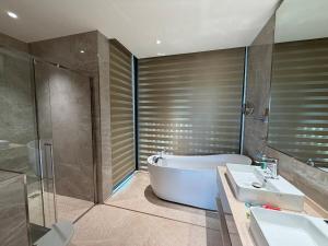 Luxury modern villa river views near city, beach