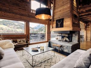 Chalet 5★, 12 pers, spa, sauna, proche pistes, 5 ch. - FR-1-304-229