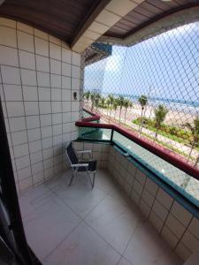 Frente Mar com 2 quartos e Piscina Até 8 Pessoas