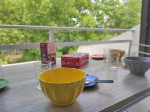 T2 Qaurtier Couchant, Vue parc, au calme, à 5 min de la plage